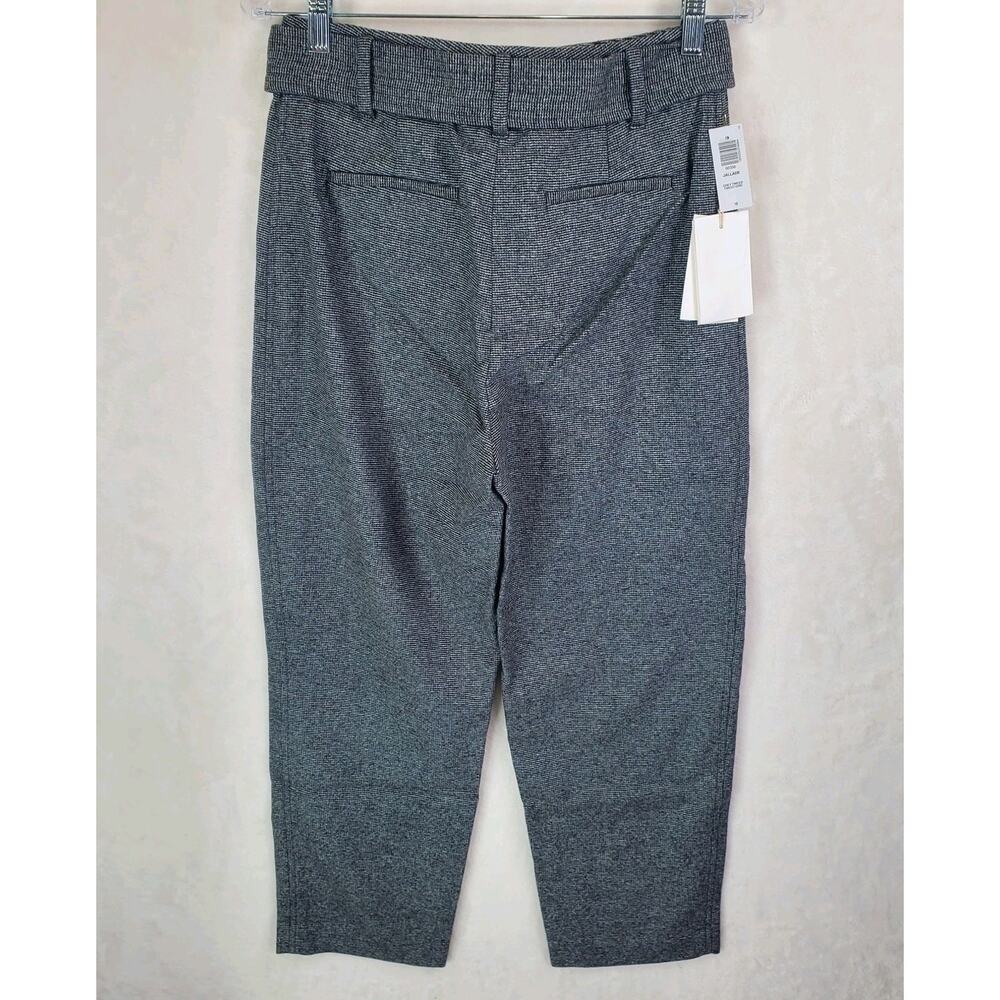 Aritzia Wilfred Jallade Grey Cashmere Wool Blend Tweed Pants 10 High Rise Ankle - Picture 11 of 14